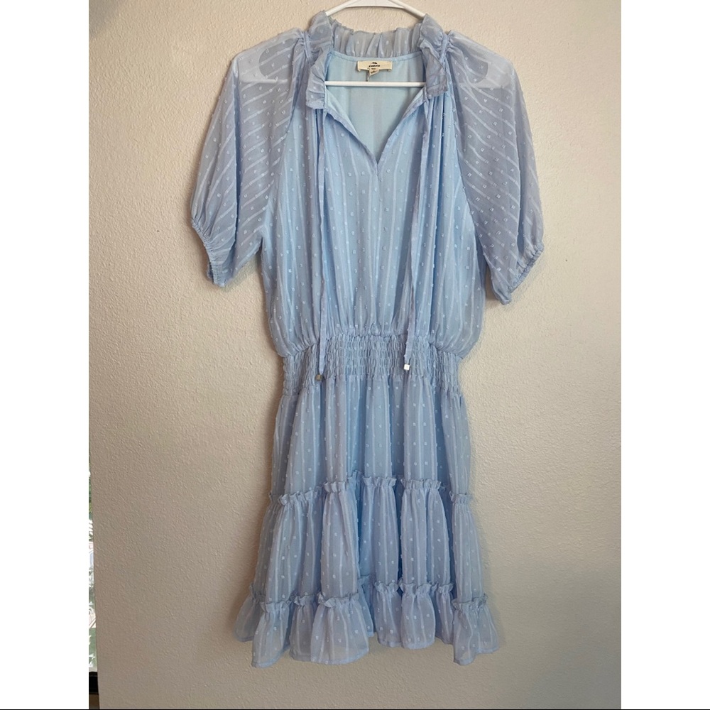 Entro Light Blue Bohemian dress